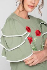 Camiseta-estampada-flores-3D