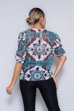 Blusa-manga-corta-estampada-verdeE