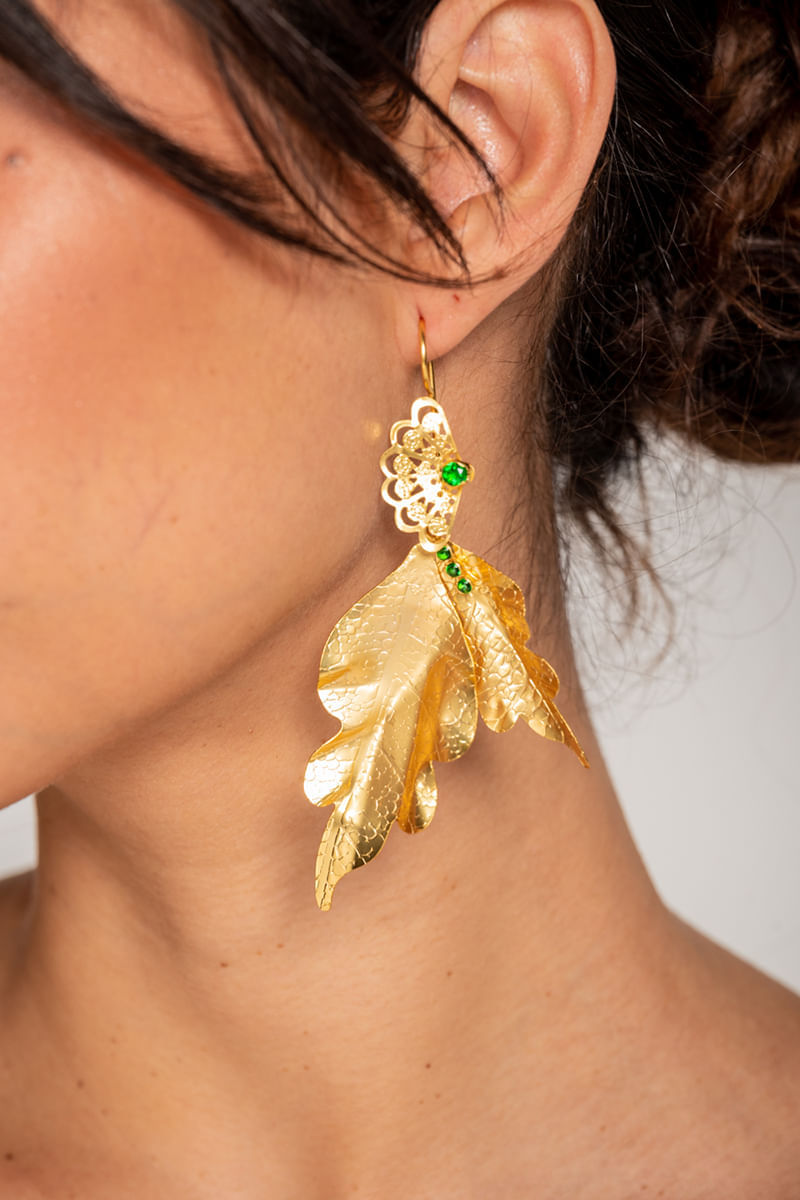 Aretes-doble-hoja