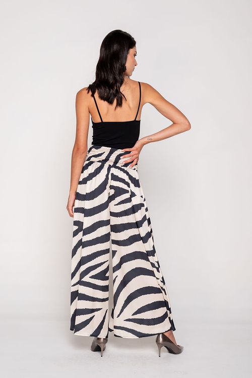 Pantalón palazzo estampado