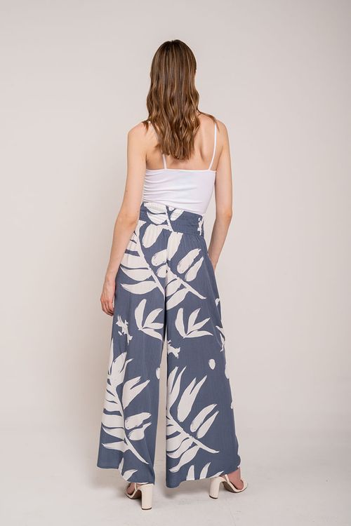 Pantalón Palazzo estampado