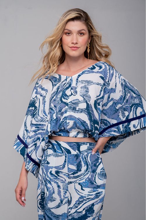 Blusa estampada