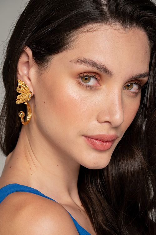 Aretes mariposa 3D